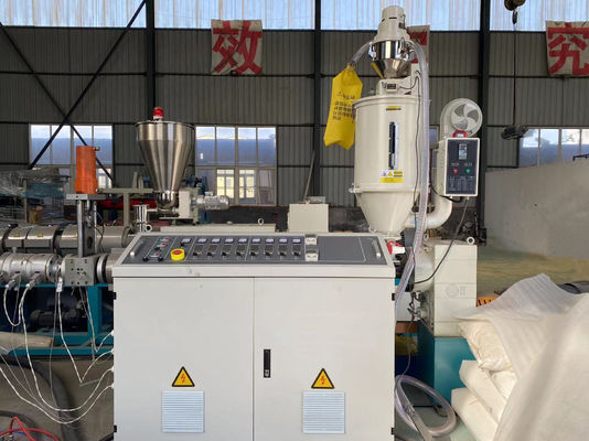 小型プラスチック製 HDPE PE 給水コンジット パイプ押出機 HDPE パイプ押出ライン
