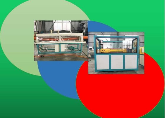 65kw 150kg/HのPEの倍の壁は管の放出ラインを波形を付けた