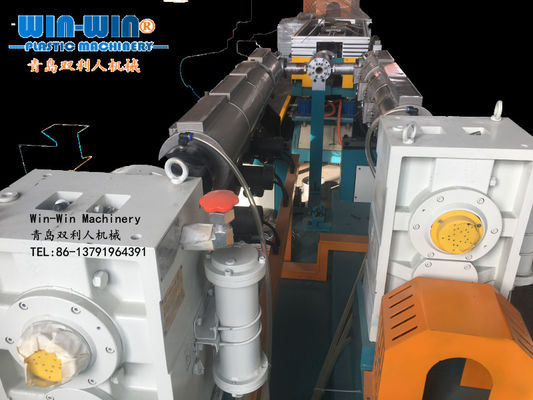二重壁の波形の管のための機械を作るポリ塩化ビニールの PE のプラスチック管の押出機