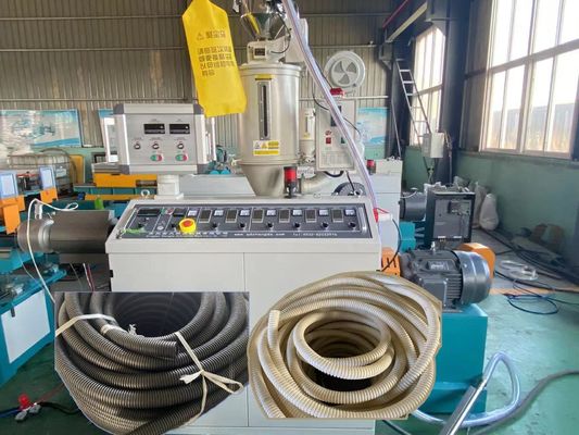 PE PPの洗濯機のホースの農産物の単一の壁の波形の管の放出ライン