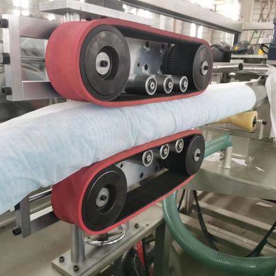 包まれた波形の管機械非編まれた生地のコータ