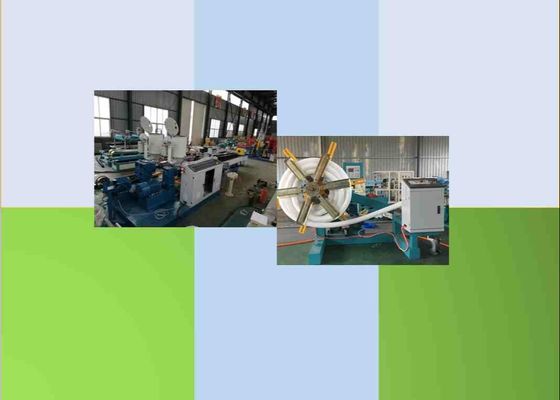 柔らかい50kg/H螺旋形は機械を作るポリ塩化ビニールの管を波形を付けた