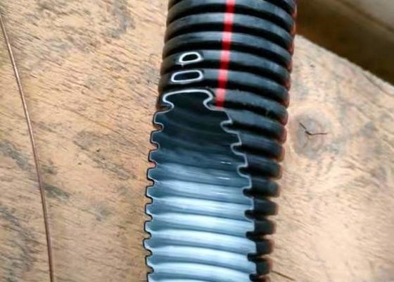 HDPEの単一の壁の波形の管の放出の行20mmの直径/作成機械