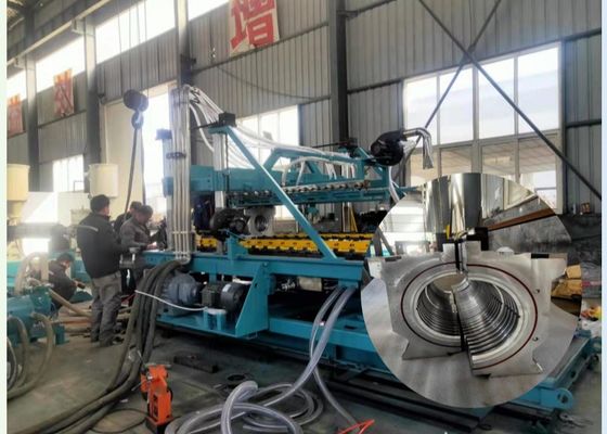 200mmポリ塩化ビニールのPEの倍の壁の波形の管の押出機