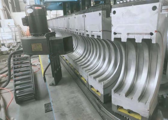 PPのPEポリ塩化ビニール エヴァPAのプラスチック波形の管の放出ライン30KW