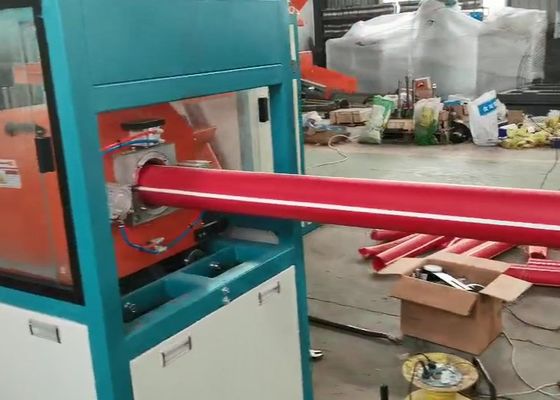 250-300kg/h円錐対ねじポリ塩化ビニールの平らな管の生産ライン