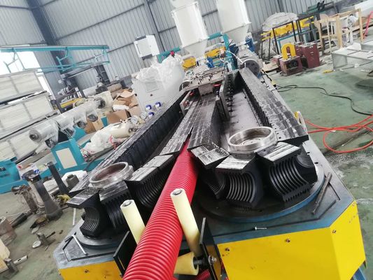10-20 M/Minポリ塩化ビニールのPE PPの単一の壁の波形の管機械