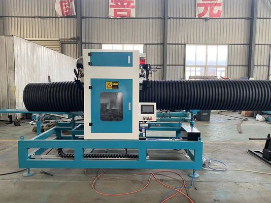 200mm - 400mmのPE PPのHDPEの倍の壁は管の放出ラインを波形を付けた