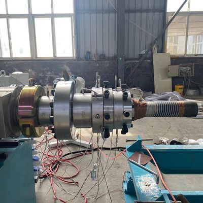 ポリ塩化ビニールの管の管の管のために自動円錐対の二重ねじ押出機機械